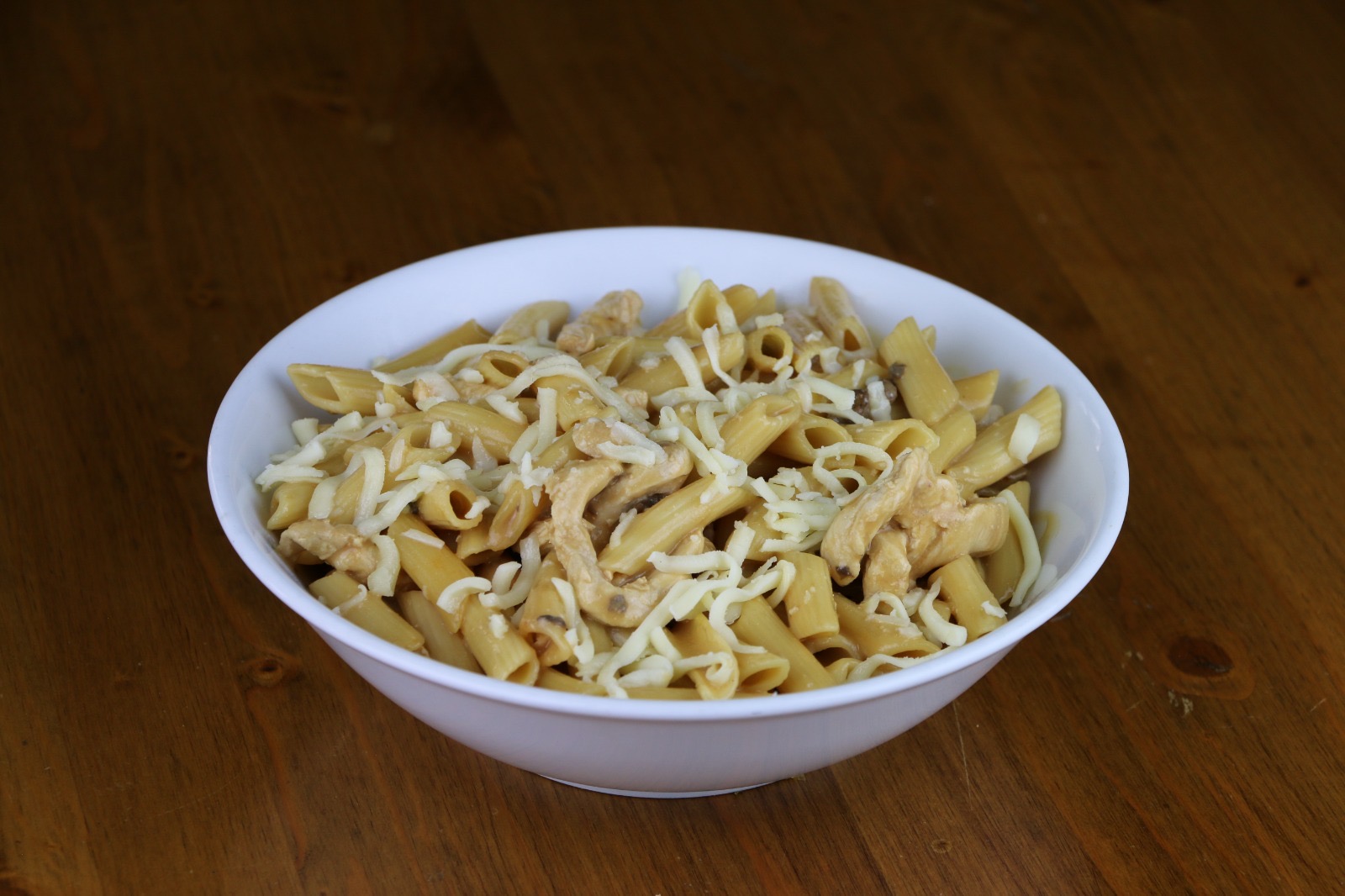 Tavuklu Mantarlı Makarna