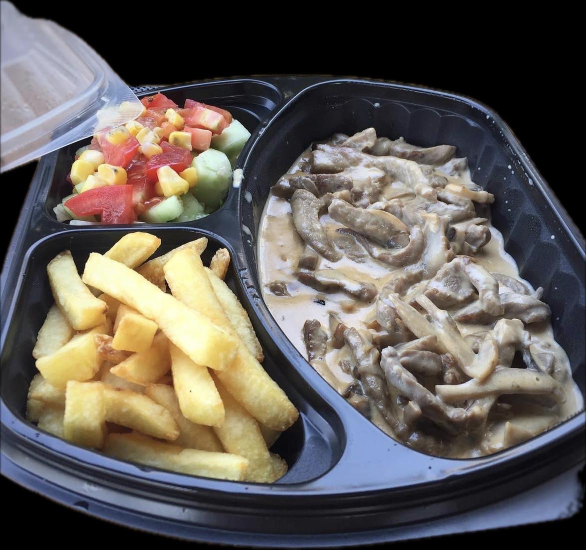 Kremalı Mantarlı Biftek